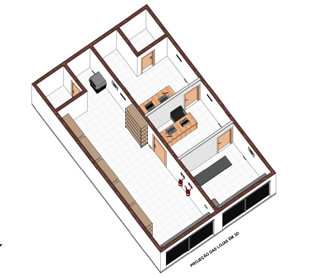 Edificação comercial — projeto PSCIP aprovado pelo CBMERJ