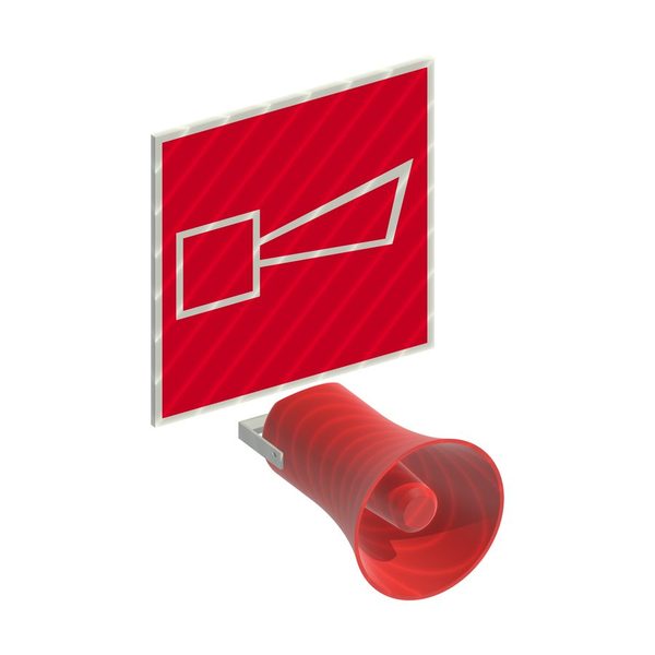 Alarme sonoro do Template PSCIP renderizado em 3D