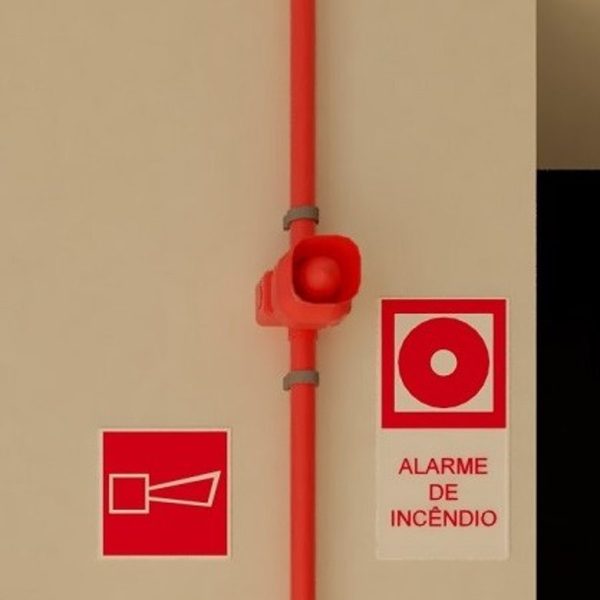 Eletrodutos do Template PSCIP renderizado em 3D